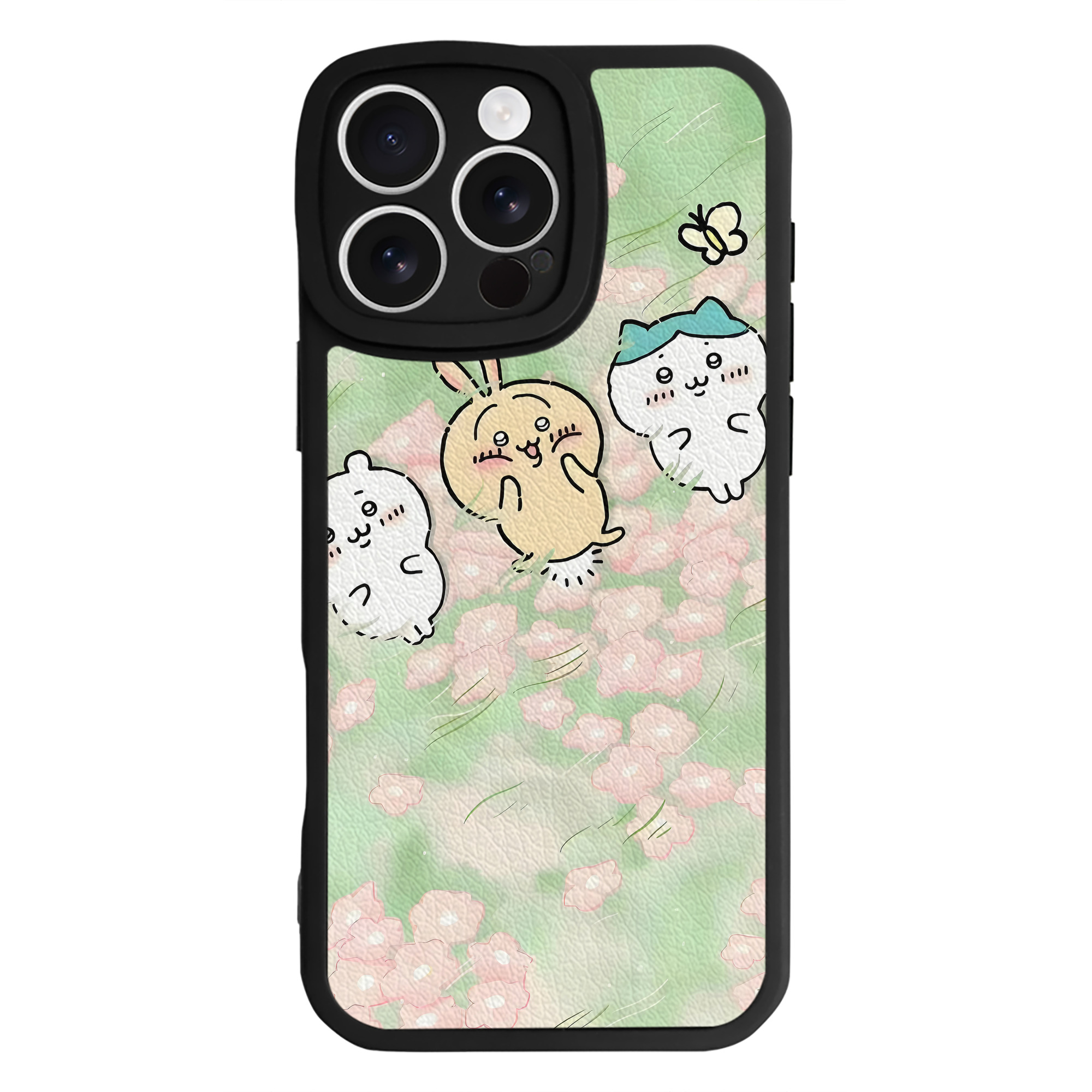 （画像用） ちいかわ Chii-kawa 【iPhone 16シリーズ対応】シリコンスマホケース（レザー調） 材質：シリコン